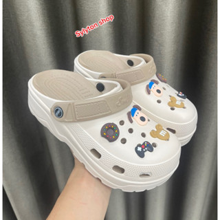  Dép sục cross nữ độn đế 5cm trẻ trung năng động dễ phối đồ  CV866  