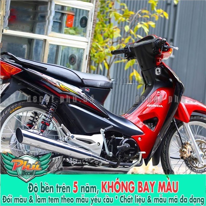 Tem rời Wave S đen đỏ (P) -1