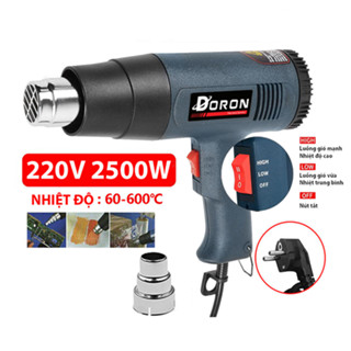 Máy khò nhiệt màng co đóng gói hàng hóa, dán decal 2500W [BH 12 Tháng]