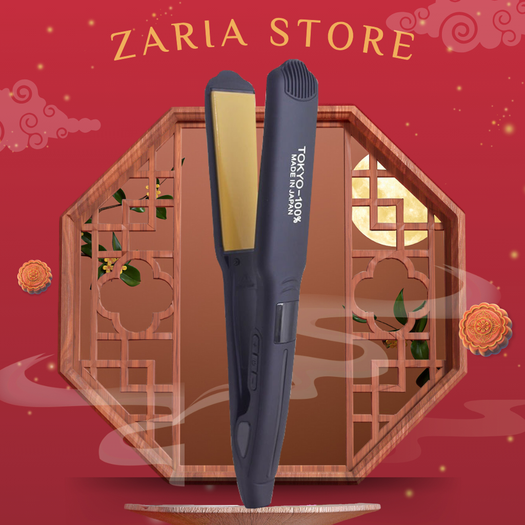 Máy Duỗi Là Tóc Tokyo, Máy Tạo Kiểu Tóc Phủ  Sứ Cách Điện Bóng Mượt Bảo Vệ Tóc, Không Gây Rối Tóc - Zaria Store