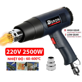 Máy khò màng co, máy khò nhiệt cầm tay DORON 2500W đa năng bọc giỏ quà, dán decal, đóng seal