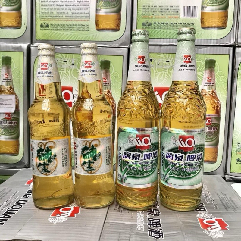 [THÙNG 12 CHAI] Bia Liquan Vàng / Xanh Trung Quốc – Thơm Ngon, Tươi Mát, Dễ Uống