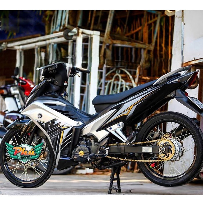 Tem rời Exciter 2011-2014 LC bạc đen (A)