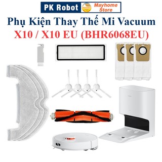 Phụ kiện Thay Thế Mi Vacuum X10, Vacuum X10 EU (BHR6068EU), Chổi lăn, Chổi cạnh, Bộ lọc hepa, Giẻ Lau, Túi đựng bụi///