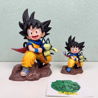 Mô Hình Dragonball Goku ôm mèo Puar siêu đáng yêu - GaGaMoHinh Toy Đồ Chơi