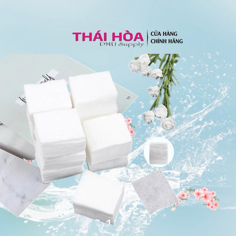 Bông phun xăm spa cắt sẵn (1200-1600 miếng)