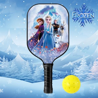 Vợt pickleball Disney Frozen công chúa Elsa trẻ em, người lớn chơi bóng nhẹ bền, tặng 1 bóng pickle ball
