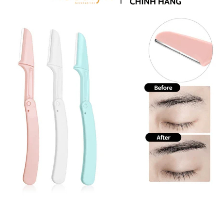 BÁN LẺ 1 CÁI DAO CẠO LÔNG MÀY GẤP GỌN(TÁCH TỪ HỘP 3 DAO)