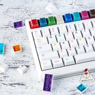 Keycap Mictlan White Aifei | ABS doubleshot | Cherry profile | Bộ nút bàn phím cơ rẻ đẹp trắng