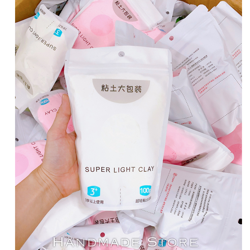 Đất nhẹ tự khô - Super Light Clay (Gói 100gr)