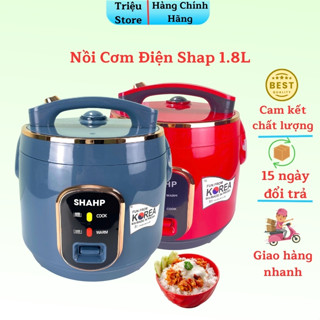 Nồi cơm điện Srapp 1.8L Model SH-NC 186 công suất 700w Kiểu dáng Hàn Quốc lòng nồi chống dính