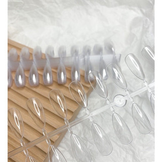 vỉ móng bầu nhọn tập vẽ, sơn móng nail (bịch 10 vỉ 240 móng)