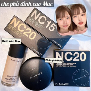 Phấn Phủ NÉN MAC Studio Fix Powder, Phấn Phủ Bột  MAC. Mineralize Foundation/Loose màu  Extra Light 9.5g