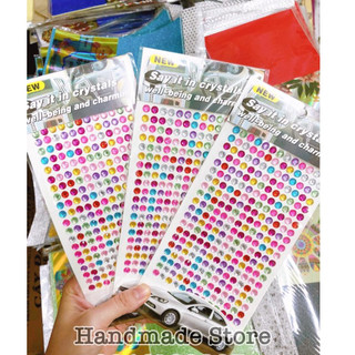 Sticker hạt đá chấm tròn