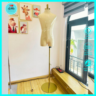 Manocanh Nam không tay, có đùi, Ma nơ canh NAM, Mannequin nam, thân nhựa bọc vải cao cấp