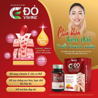 Vitamin E Đỏ Vshine - Chính hãng