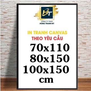 Tranh Treo Tường, Tranh In Theo Yêu Cầu Khổ Lớn, Tặng Kèm Đinh Treo Tranh