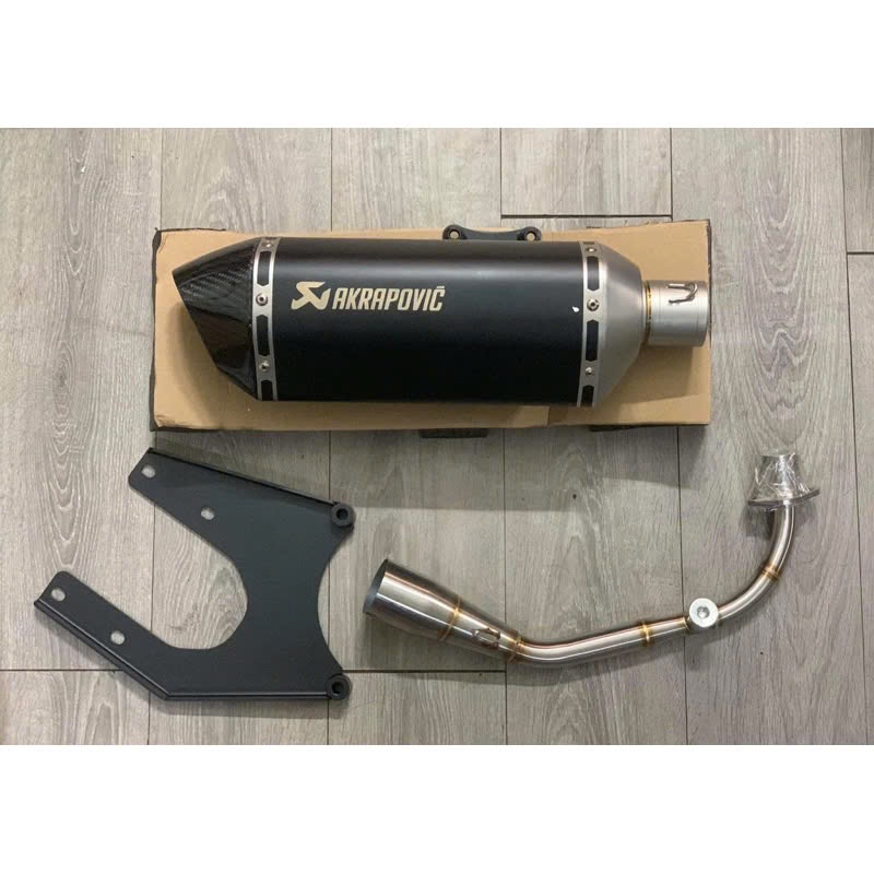 HỆ THỐNG PÔ ỐNG XẢ AKRA CHO VESPA SPRINT PRIMAVERA LX LXV S