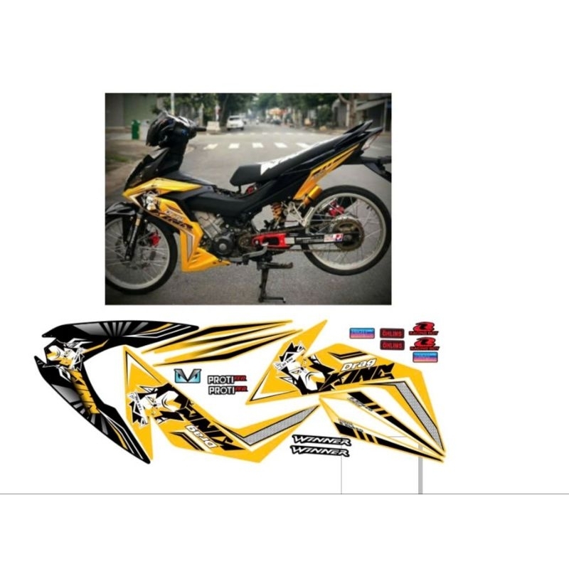 tem rời winner v1 vàng đen kingdrag