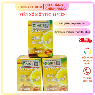 [Có tem - Chính hãng]] Viên xổ mỡ ban đêm VITC chính hãng 1 hộp 14 viên - Xổ mỡ Vitc kẹo dứa