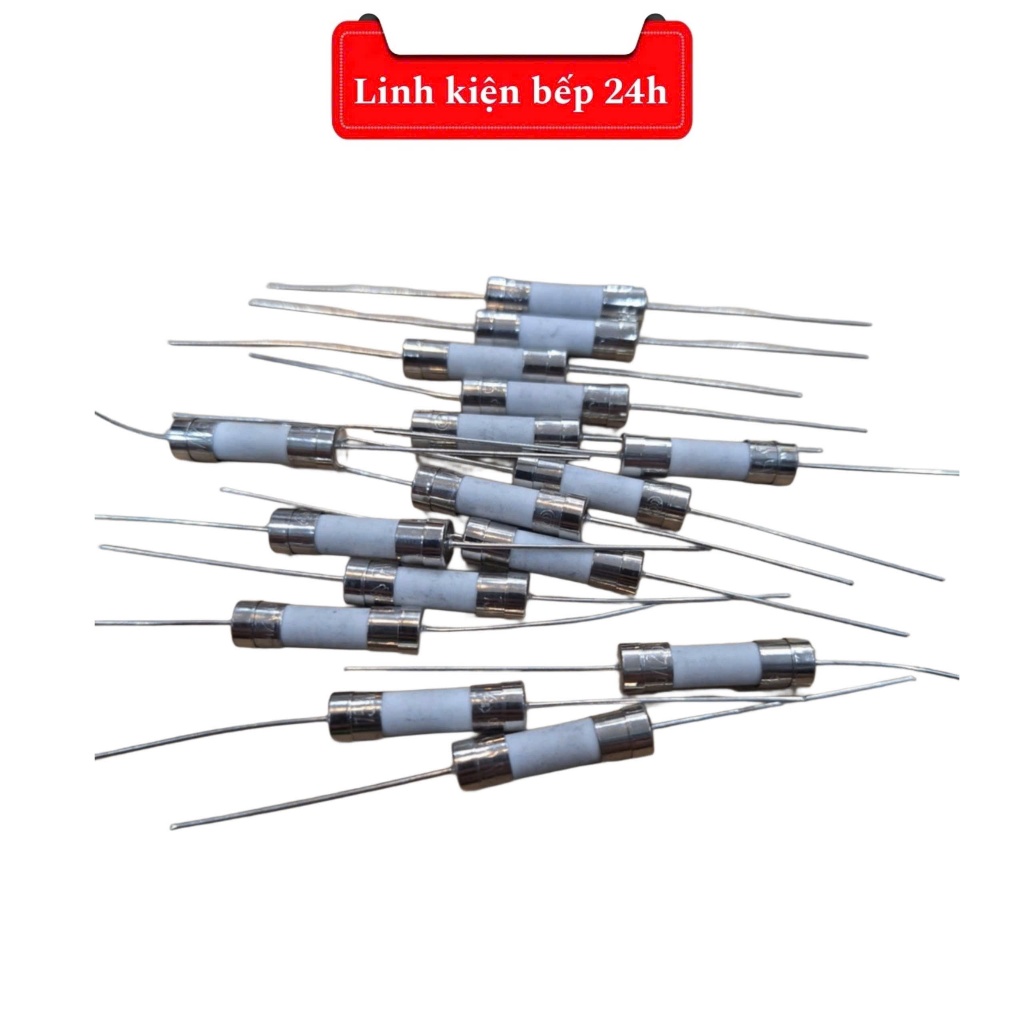 Gói 10 chiếc Cầu chì sứ cắm bếp từ 15A - 250V