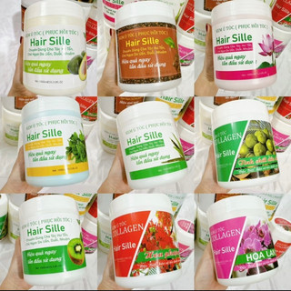  HẤP DẦU SILLE VF 1000ml hũ bự xả tóc nhiều hương thay đổi cho salon chill chill gội đầu thư giãn. 