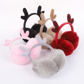 Bịt Tai Giữ Ấm Trẻ Em & Người Lớn Mùa Đông Nhung Tuần Lộc BT09