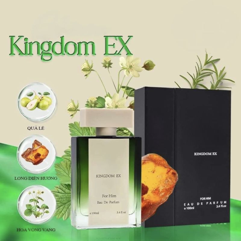 [CHÍNH HÃNG] Nước Hoa Kingdom 100ml - Kingdom EX 100ml (Unisex)