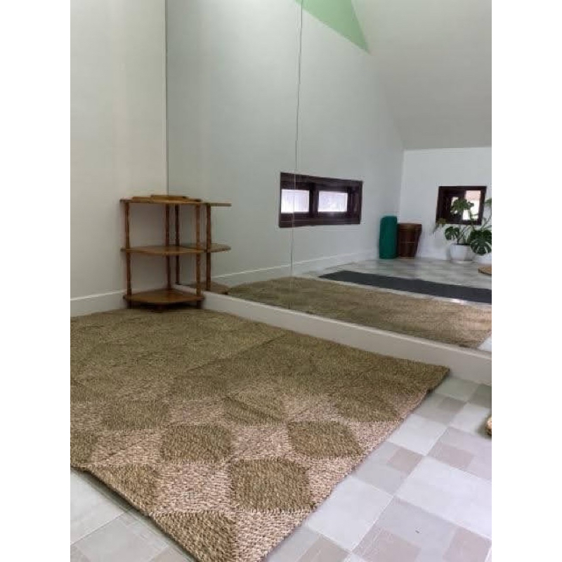 Thảm cói chữ nhật khổ lớn 2m, 2m4