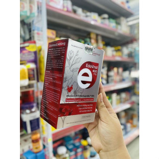 Vitamin E đỏ Edovnol 400mg - Giúp Da Sáng Khỏe, Ngăn Ngừa Lão Hóa