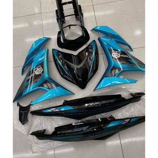 tem rời exciter 150 xanh đen y15zr - decal ruby