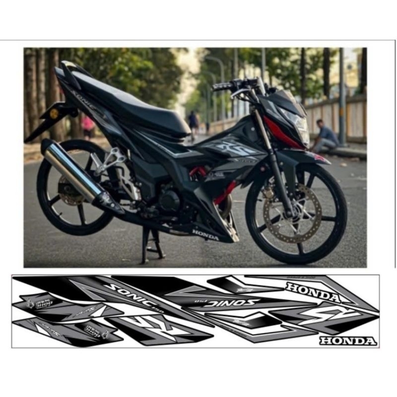 tem rời sonic đen - decal ruby