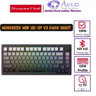 Bàn phím MonsGeek M1W HE-SP V3 Dark Night (Magnetic Switches – 8K Hz Polling Rate Wired USB-C – Multi mode)
