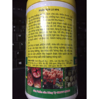 Phân bón lá 500g 20-20-20+TE