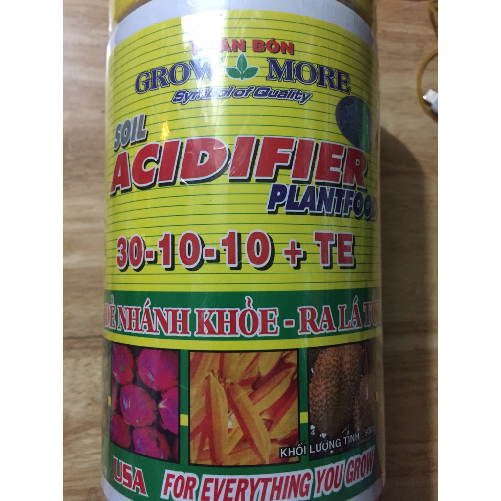 Phân bón lá NPK 500gr Growmore  30-10-10 +Te