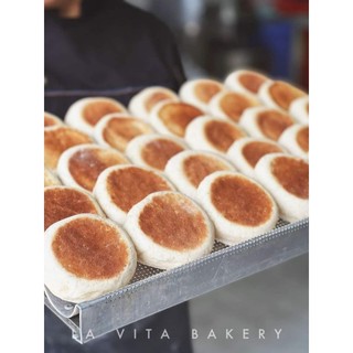 Bánh Nướng Xốp Kiểu Anh (Túi 6 cái) - Whole Wheat English Muffin (6 Pack) - Healthy Eat clean