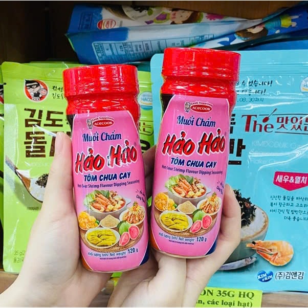 Muối chấm Hảo Hảo tôm chua cay hũ 120g [HN giao hỏa tốc] - Ảnh 3
