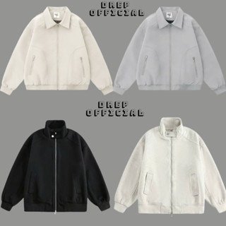 Áo khoác da lộn 2 lớp cao cấp,áo bomber da lộn trơn 2 lớp vải xịn local brand DREP OFFICIAL