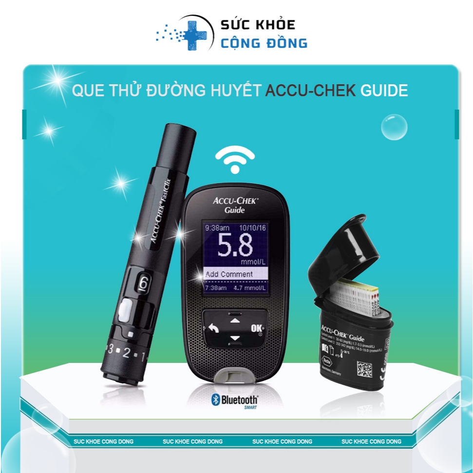 MÁY ĐO ĐƯỜNG HUYẾT ACCUCHEK GUIDE
