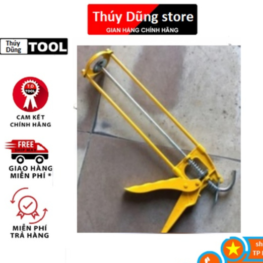 Súng bắn ( bơm ) keo Silicon vàng