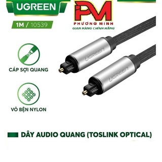 Cáp audio quang 1M Ugreen 10539 vỏ nhôm cao cấp- Hàng bảo hành chính hãng 18 tháng