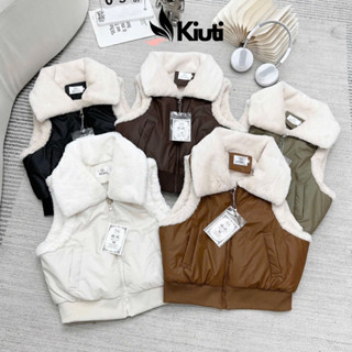 Áo Gile nữ Vải Da Lót Lông hàng Quảng Châu [BẢO HÀNH 2 NĂM] KIUTI Áo khoác phao gile nữ đẹp mẫu mới