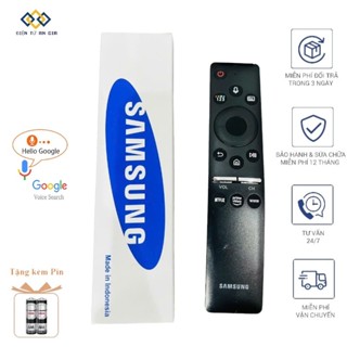 [HÀNG CHÍNH HÃNG PHÍM ÊM] Điều khiển GIỌNG NÓI VOICE tivi Samsung INDONESIA HÀNG MỚI + TẶNG SẴN PIN