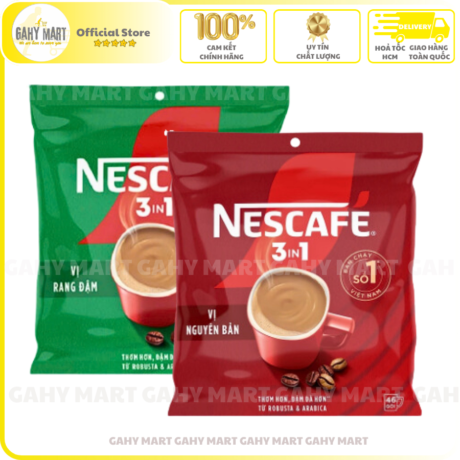 Cà phê Sữa hòa tan 3in1 NESCAFE☕️|vị NGUYÊN BẢN/RANG ĐẬM|_Nestle.GAHYMART