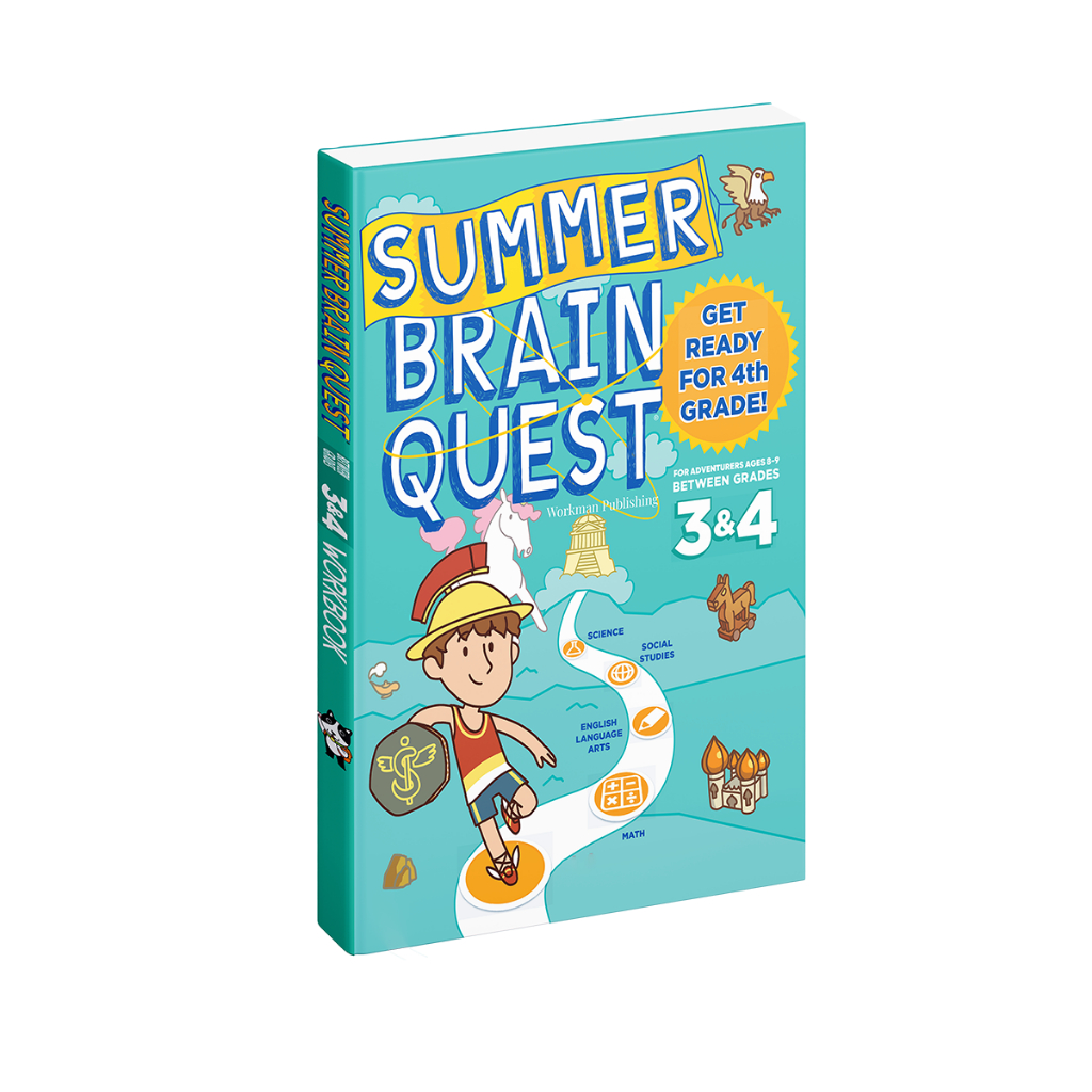 Sách Summer brain quest grade 3&4 Sách tiếng Anh rèn luyện tư duy cho bé 8 - 9 tuổi Á Châu Books