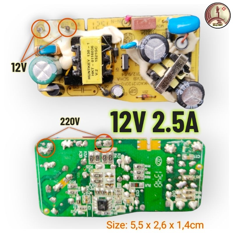 Nguồn không vỏ 12V 2.5A 30W