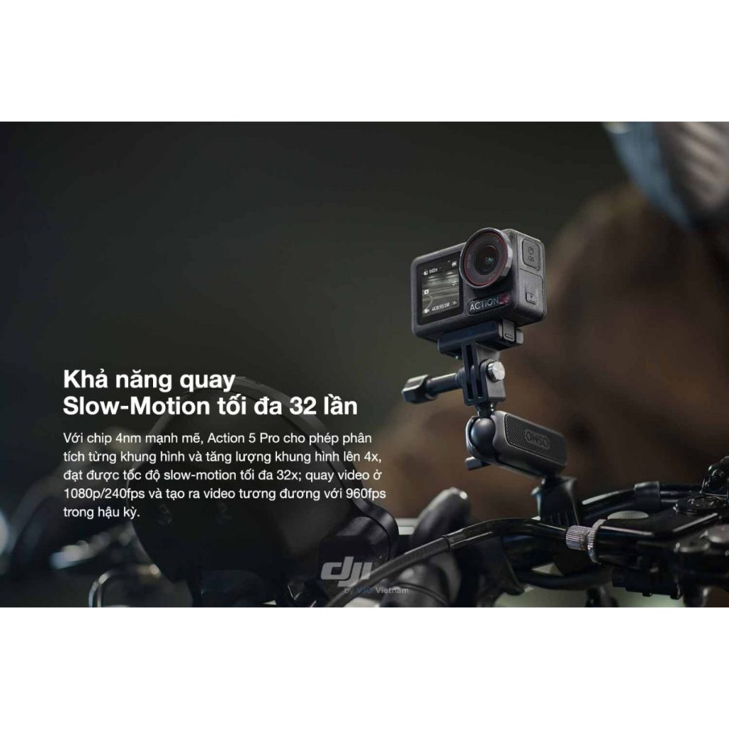 Camera hành động DJI Osmo Action 5 Pro máy quay hành trình 4K 120fps,chế độ màu HLG,quay đêm rõ nét | BigBuy360 - bigbuy360.vn