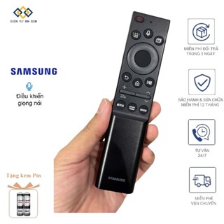   CHÍNH HÃNG PHÍM ÊM  Điều khiển tivi Samsung QLED THẲNG INDONESIA HÀNG MỚI + TẶNG PIN 