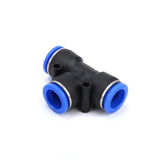 |COMBO 10 CÁI| 10 cái đầu nối PE chia ba chữ T khí nén, phun sương PE 4, PE 6, PE 8, PE 10, PE 12, PE 14, PE 16