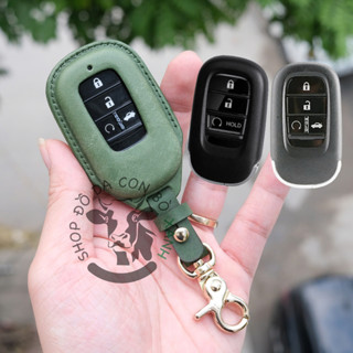 Bao Da bọc ốp Chìa Khoá Honda HRV 2022 2024, CRV All New, Civic 2022 , 2023, Accord, NEW Civic 2022 ép phom Da Thật 006e